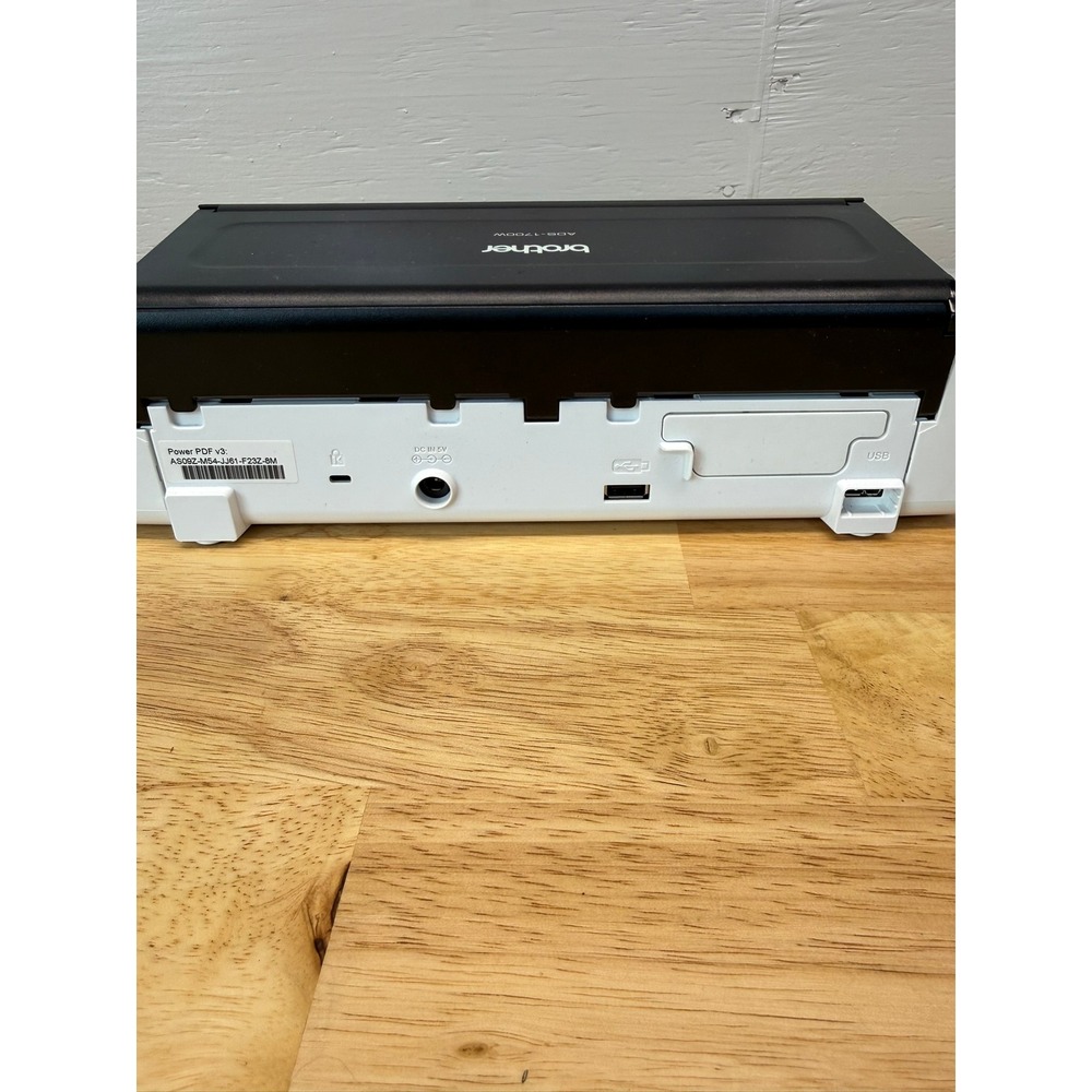 Brother ADS-1700W Wireless Compact Desktop Document Scanner White Black - Picture 4 of 8